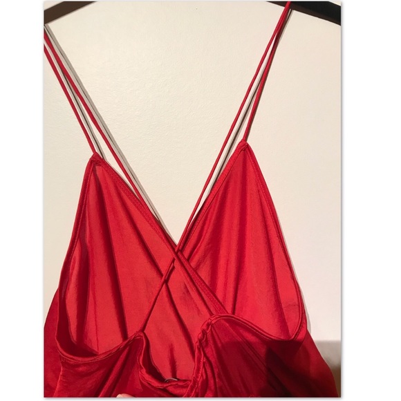 NWOT Urban Outfitters red layered dress - Picture 4 of 5